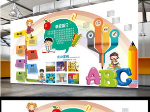 打造童趣空間 精品簡潔卡通校園文化墻設(shè)計模板全解析